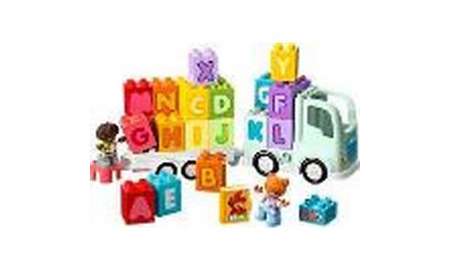 Constructor LEGO DUPLO Town Truck with the alphabet