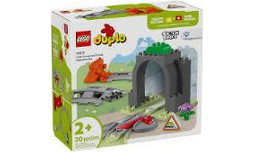 LEGO Constructor DUPLO Town Train Tunnel and Tracks Expansion Set