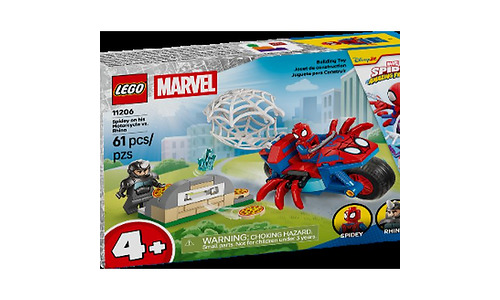LEGO Constructor Spidey Spidey on his Motorcycle vs. Rhino