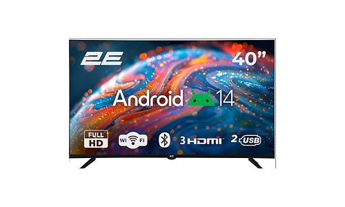 TV Set 40" 2E LED FHD 60Hz Smart Android Black