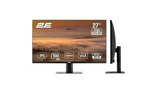 Monitor 2E 27" F2725B D-Sub, HDMI, IPS, 100Hz