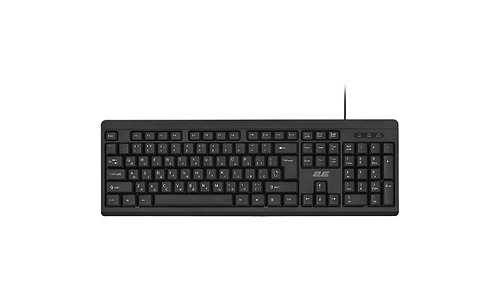2E Keyboard membrane KS108 104key, USB-A, EN/UK, black