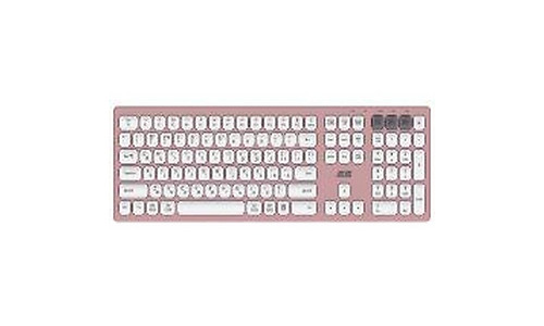 2E Keyboard membrane KS270 109key, WL/BT, EN/UK, pink-white