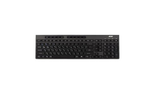 2E Keyboard membrane KS270 120key, WL/BT, EN/UK/RU, silent, black-grey