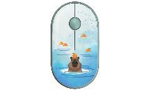 2E Mouse MF300 CAPYBARA:TANGERINE Silent WL BT, Green