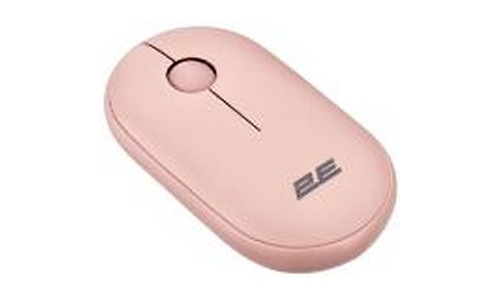 2E Mouse MF300 Silent, WL/BT, pink