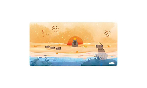 2E Mouse Pad CAPYBARRA, L(800x400x2mm), yellow