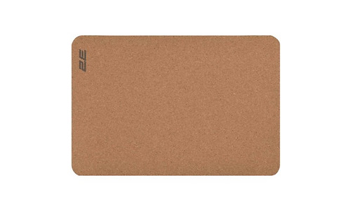 2E Mouse Pad CORK, S(300x200x2mm), brown