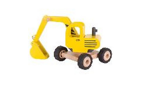 goki Machine woodeni Excavator (yellow) 55898G
