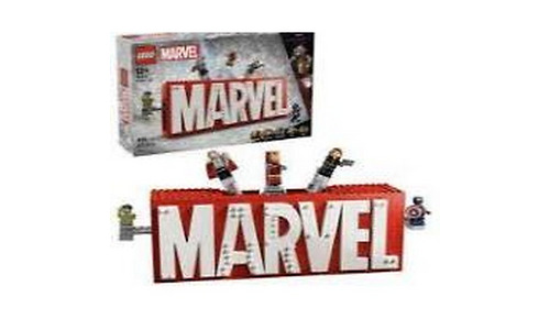 LEGO Constructor Super Heroes MARVEL Logo & Minifigures
