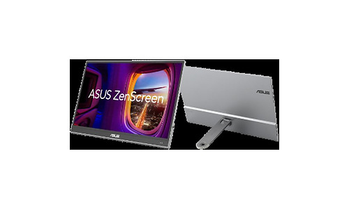 Asus Monitor portable 15.6" ZenScreen MQ16AHE mHDMI, USB-C, OLED, 1ms, DCI-P3 100%, HDR10, Cover
