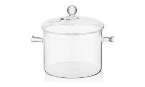 Ardesto Casserole Black Mars, 2l, borosilicate glass