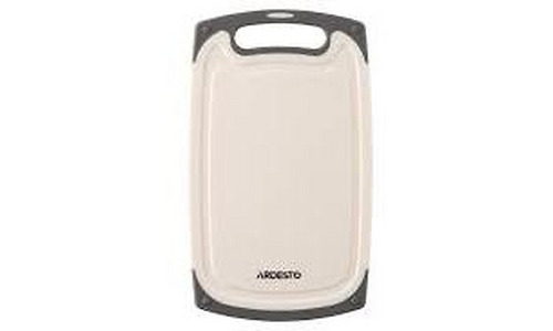 Ardesto Cutting board Gemini, 25х15х0.8cm, plastic, white