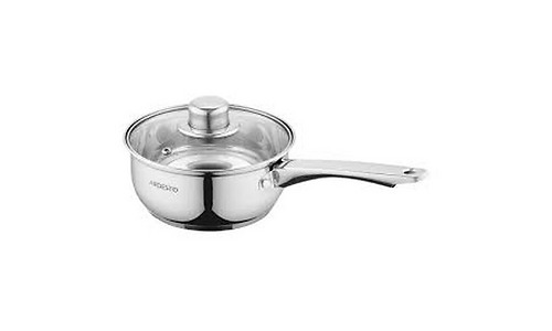Ardesto Saucepan with glass lid Gemini Gourmet Aosta, 1.2l, stainless steel