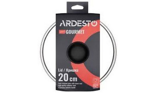 Ardesto Lid Gemini Gourmet, 20cm, heat-resistant glass, stainless steel, bakelite