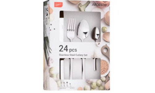 Cutlery set ARDESTO Gemini Lucca 24 pcs., stainless steel