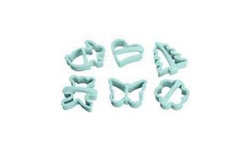 ARDESTO Elegance Biscuit Moulds 6 pcs, tiffany blue