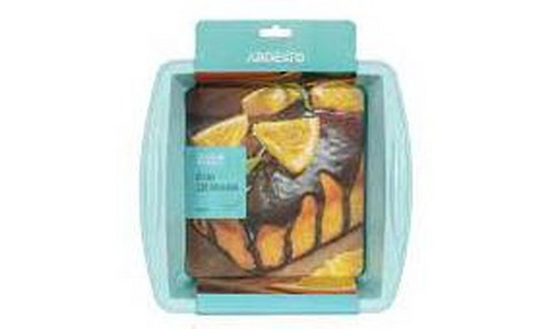 Ardesto Rectangular roaster Tasty baking, 26*25*6 cm, blue, silicone.