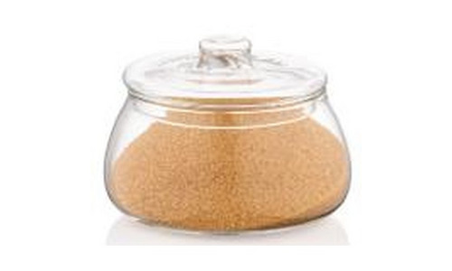 Ardesto Sugar bowl, 500ml, borosilicate glass, transparent