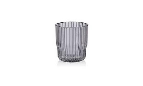 Ardesto Low glasses set, Graphite, 300ml, 2pcs, glass, grey