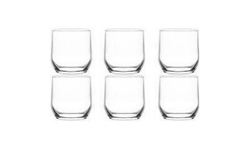 Ardesto Low glasses set Gloria 315 ml, 6 pcs, glass