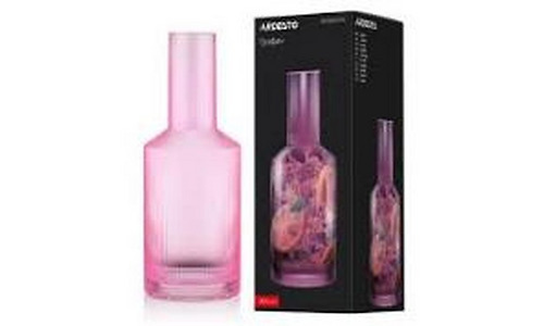 Ardesto Carafe, 800ml, borosilicate glass, pink