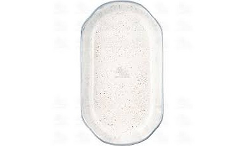 Ardesto Plate Siena, 32х18cm, porcelain, oval, white-gray