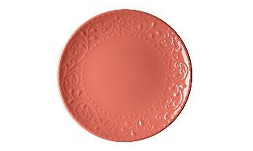Ardesto Dinner plate Olbia, 26 cm, Deep orange, ceramics