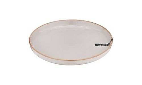 Ardesto Dinner plate Apulia, 26.6cm, ceramic, gray