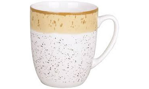 ARDESTO Mug Siena, 360ml, porcelain, white-yellow 767637177559