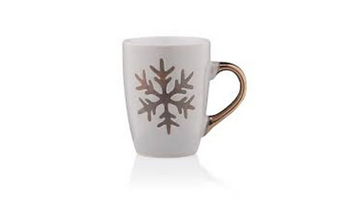 Ardesto Mug Christmas Snowflake, 320ml, ceramic, in assortment