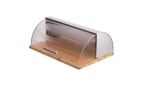 Ardesto Bread bin Gemini 39*28.5*15 cm, stainless steel/plastic/bamboo