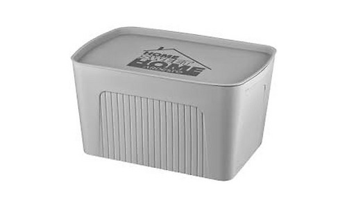 Ardesto Storage box with lid 45.5х31х24.5cm, 23l, plastic PP, grey