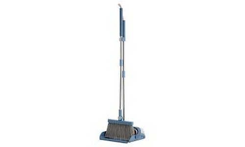 Ardesto Cleaning Set dustpan and brush with long handle 79.2cm, plastic, blue
