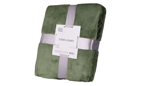 Ardesto Flannel blanket, 160x200cm, 100% polyester, green