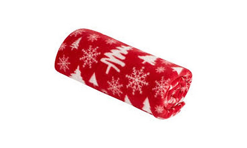 Ardesto Christmas Fleece blanket 130x160cm, 100% polyester, snow flake tree