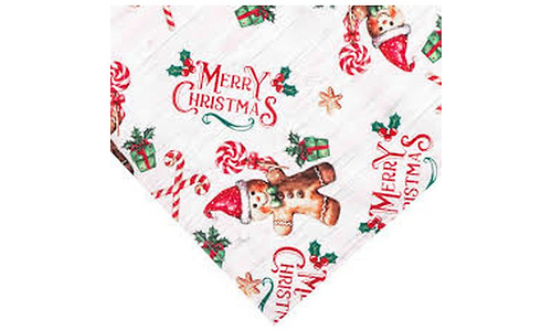 Ardesto Tablecloth Christmas Gingerbread 140х180cm, 100% polyester, red