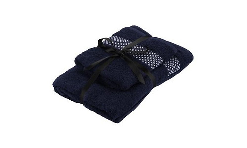 Ardesto Terry towel set Holiday, 50х90cm, 70х140cm, 2pcs, 100% cotton, blue