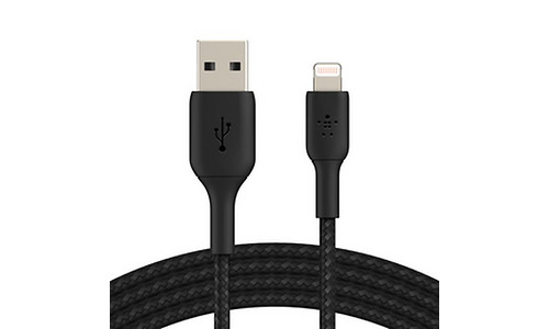 Belkin сable USB-A > Lightning charge/data, 2m, BRAIDED, black