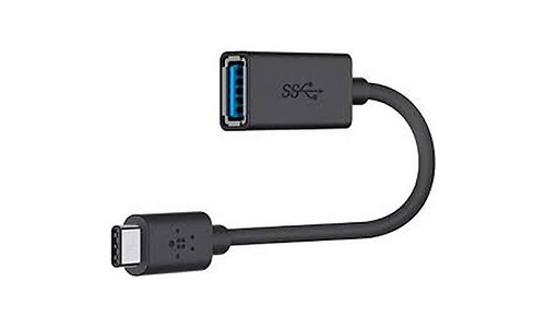 Belkin Adapter USB-C > USB-AF, 0.14m, black