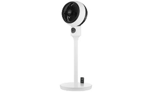 ARDESTO Floor fan, 50Вт, remote control, display, black and white