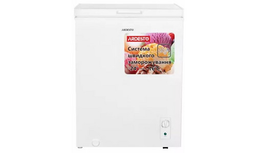 Chest freezer ARDESTO, 142L, A+, ST, ref mode, white