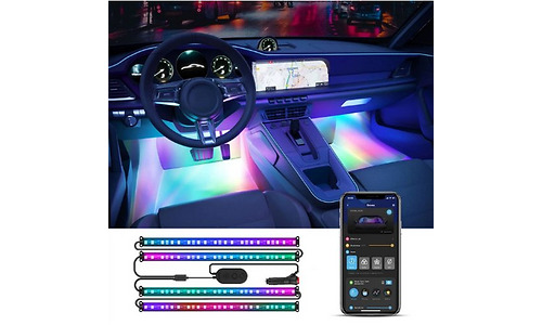 Govee RGBIC Interior Car Lights (30 Scene Mode + 4 Music Mode)--Without Remote Control