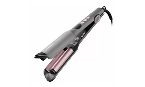 Ardesto Curling iron for wave curler Pink Touch, 35W, 100-200C, ceramics, gray+pink