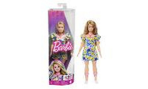 Mattel Barbie Fashionistas Doll - Floral Babydoll Dress (New pack.)