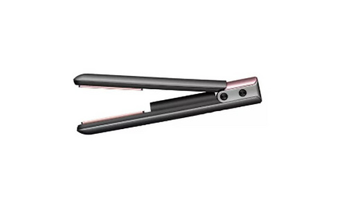 Ardesto Hair straightener Pink Touch, 50V, 160-200C, display, ceramics, USB-C > USB-A gray-pink