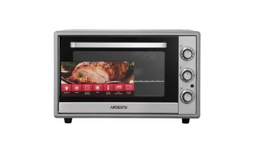 ARDESTO Electric oven, 60L, 2000W, mech., convection, double glass, grey