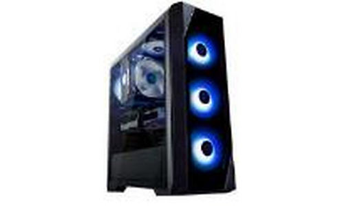 Zalman PC case N5 TF without PSU, 1xUSB3.0, 2xUSB2.0, 4x120mm RGB, VGA 365mm, LCS ready, Acrylic Side Panel, TG Front Panel, ATX, black