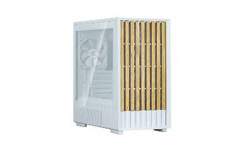 Zalman PC case P10 Namu without PSU, 1xUSB3.0, 1xUSBType-C, 2x120mm, 1x120mm ARGB, VGA 340мм, LCS ready, TG Side Panel, mATX, white