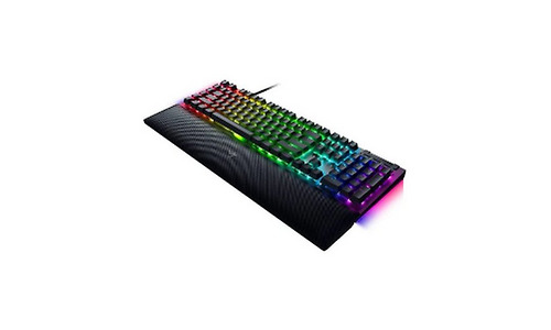 Razer Keyboard mechanical BlackWidow V4, 114key, Yellow Switch, USB-A, EN, RGB, black